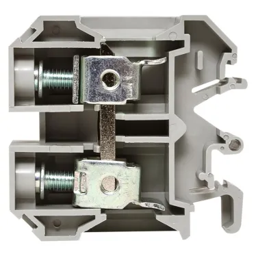 Клемма винтовая JXB-35мм.кв серая