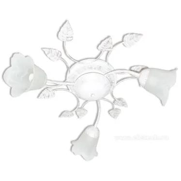 Светильник НПБ-01-3х60-111 Глория 131 белый/золотоИУ