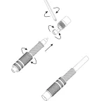 Разъем R-TV01 штекер TV c пружиной никель