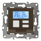 Терморегулятор универс.230В-Imax16А, Эра12, бронза, 12-4111-13