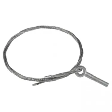 Трос стальной с рым-болтом М6 L-7м (2мм)