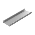 Промышленный лоток кабельный неперфорированный 400х60х3000, толщина 2,0 мм, Сендзимир цинк