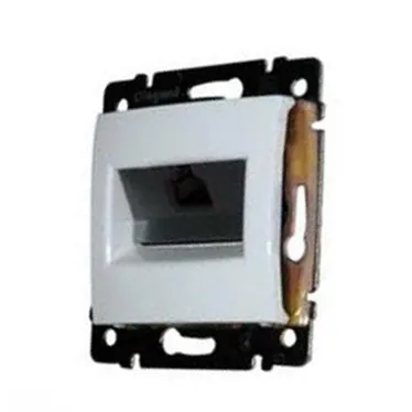 Розетка RJ11/RJ45 Cat6 UTP белая