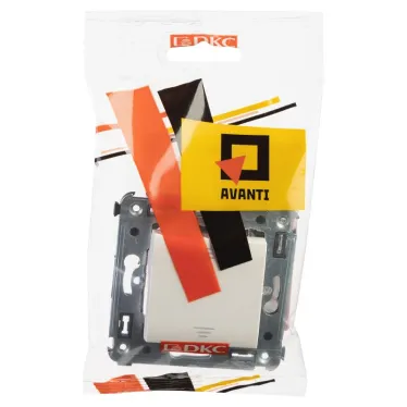 Avanti Переключатель одноклавишный в стену, ''Белое облако''