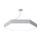                  Светильник светодиодный Geometria Hexagon SPO-122-W-40K-066 66Вт 4000К 4800х800х800х80 белый подвесной
               