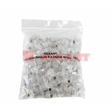 Телефонный разъем RJ-12(6P6C),