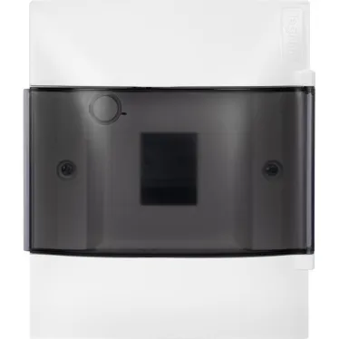 Practibox S Пластиковый щиток Встраиваемый (ЩРв-П) 1X4 Дымчатая дверь