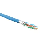                  Витая пара U/FTP кат 6 4 пары AWG23 solid IN LSZH нг(А)-HF синий 500м
               