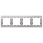 Рамка четырехпостовая ATLASDESIGN универсальная алюминий