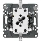 Valena IN MATIC Розетка силовая двойная 2х2К+З 16А 250В со шторками безвинтовые зажимы