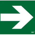 Этикетка самоклеящаяся 310х280мм ''Направляющая стрелка'' IEK