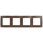 Рамка на 4 поста, Эра12, венге, 12-5004-10