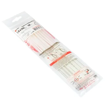 Хомут P6.6 стандартный белый 3.6x180 (100шт) FlexLock PROxima