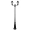Светильник НТУ-2х100w столб-2,2м.Е27,IP44,чер. Feron