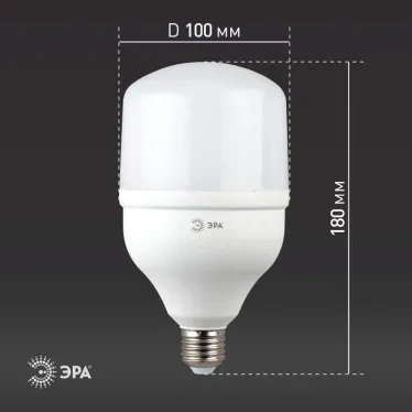 Лампа светодиодная LED POWER T100-30W-6500-E27 (диод, колокол, 30 Вт, хол, E27) (20/420)
