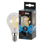 Лампа светодиодная филаментная F-LED P45-7W-840-E14 (филамент, шар, 7Вт, нейтр, E14 (10/100/3000)