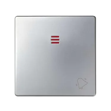 Клавиша с пиктограммой звонок для 75160-39, S82,82N, алюминий