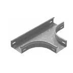 Т-отвод плавный универсальный к лотку 150х100, толщина 1,0 мм, Сендзимир цинк
