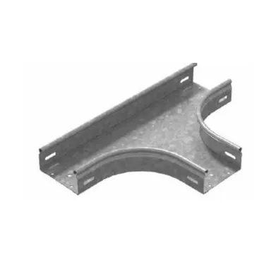 Т-отвод плавный универсальный к лотку 150х100, толщина 1,0 мм, Сендзимир цинк