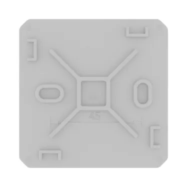 Коробка ответвительная с 8+2 кабельными вводами д.20/20мм, IP55,70х70х40мм