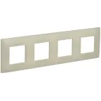 SKANDY Рамка 4-местная SK-F01B бежевый IEK