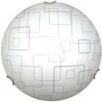 Светильник НПБ 01-60-130 М15 Оазис 250 матовый белый/клипсы золото ИУ