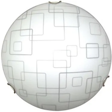 Светильник НПБ 01-60-130 М15 Оазис 250 матовый белый/клипсы золото ИУ