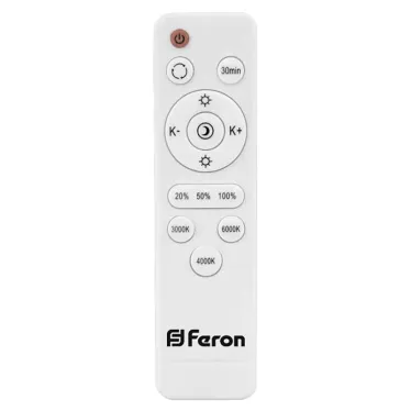 Светильник светодиодный ДБО-36w матовый с эффектом Звездного неба регулировкой цветовой температуры 3000-6500К светового потока max 2900Лм и режима освещенности с пультом управления и таймером выключения