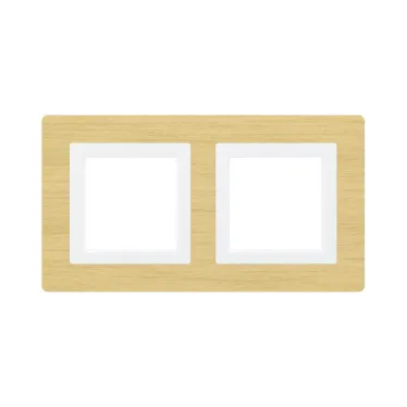 Рамка из натурального дерева, ''Avanti'', беленый дуб, 4 модуля