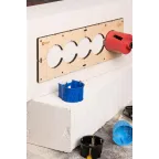 Шаблон для подрозетников c 5 отв. диам. 72 мм Expert