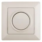 Светорегулятор Intro Solo 4-401-02 поворотный, 600Вт 230В, IP20, СУ, слоновая кость