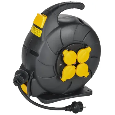 TWIST Катушка УК15 2P+PE/15м 3х1,5мм2 КГ автосм. IP44 IEK