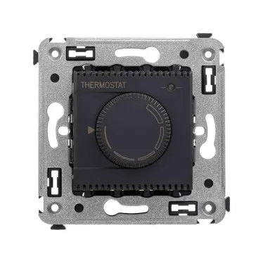 Avanti Термостат для теплых полов в стену, , Черный матовый