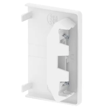 Торцевая заглушка кабельного канала Rapid 80 70x110 мм (ПВХ,белый)