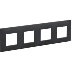 SKANDY Рамка 4-местная SK-F04G графит IEK