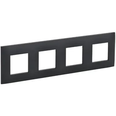 SKANDY Рамка 4-местная SK-F04G графит IEK