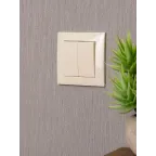 Валенсия выключатель 2-кл. 10А кремовый