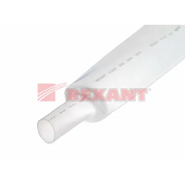 Термоусаживаемая трубка 35,0 17,5 мм, белая, упаковка 10 шт. по 1 м, REXANT