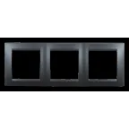 Рамка на 3 поста 15 графит