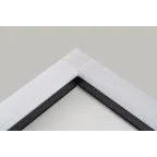 Светильник светодиодный ДПО-3вт 6500К 300Лм квадрат черный для светильников AL4020 24вт