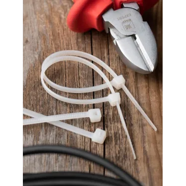 Хомут P6.6 стандартный белый 3.6x140 (100шт) FlexLock PROxima