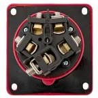 Розетка стационарная внутренняя угловая 4452 3Р+РЕ+N 125А 380В IP67 PROxima