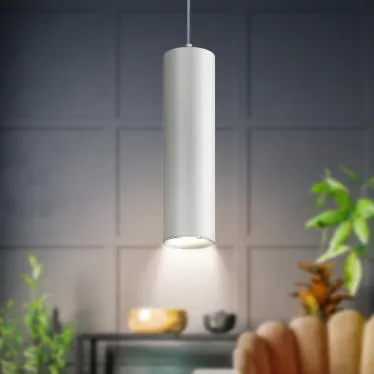 Подсветка подвесной, GU10, D80*300мм, белый PL1 GU10 WH 300 (20/240)