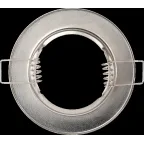 Светильник штампованный MR16,12V/220V, 50W сатин никель ST1 SN