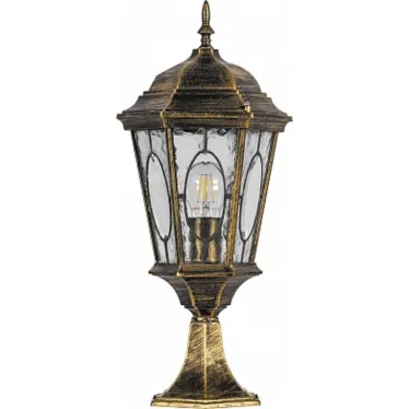 Светильник НТУ-60w столб-0.55м Е27 IP44 черное золото