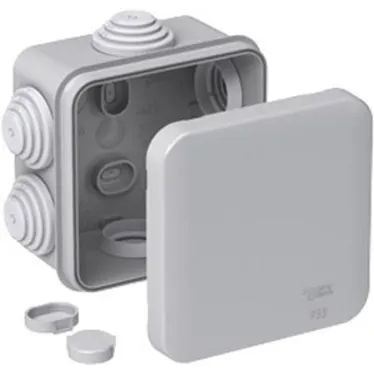 Коробка распределительная 70х70х40мм IP55 серая