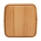 Выключатель одноклавишный ОП Минск 10А светлое дерево