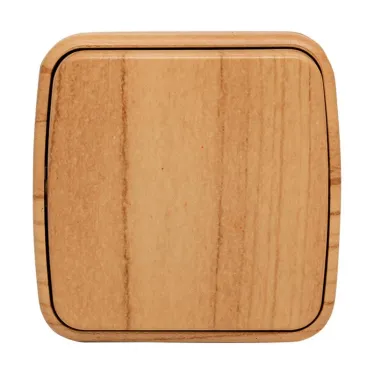 Выключатель одноклавишный ОП Минск 10А светлое дерево