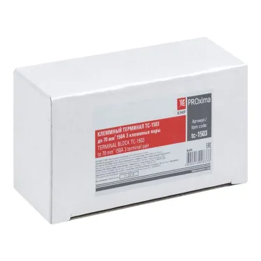 Терминал клеммный TC-1503 до 70мм2 150A 3 клеммные пары