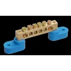 Шина нулевая на 2 угловых изоляторах ШНИ-6х9-6-У2-С